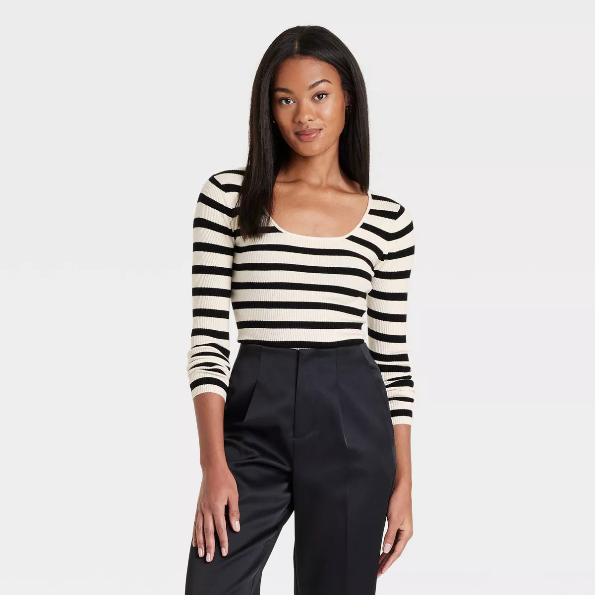 Women's Square Neck Pullover Sweater - A New Day™ | Target