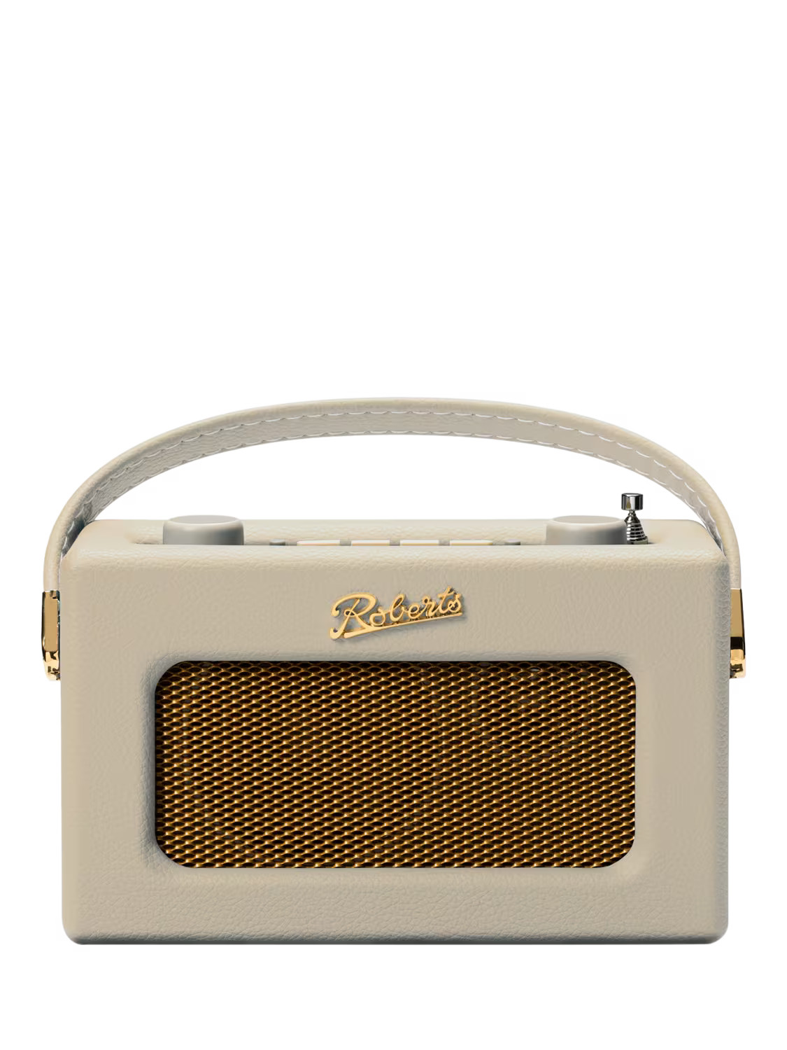 RobertsRevival Uno BT DAB/DAB+/FM Bluetooth Digital Radio with Alarm, Pastel Cream | John Lewis (UK)