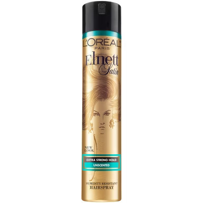 L'Oreal Paris Elnett Satin Extra Strong Hold Unscented Hair Spray - 11oz | Target