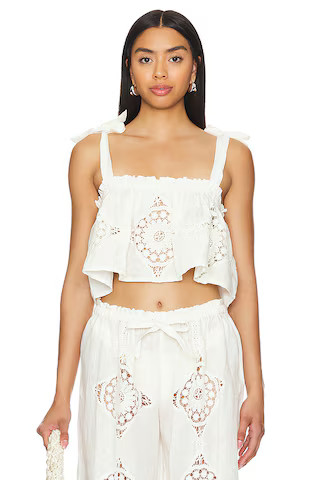 Tularosa Olivia Top in Ivory from Revolve.com | Revolve Clothing (Global)