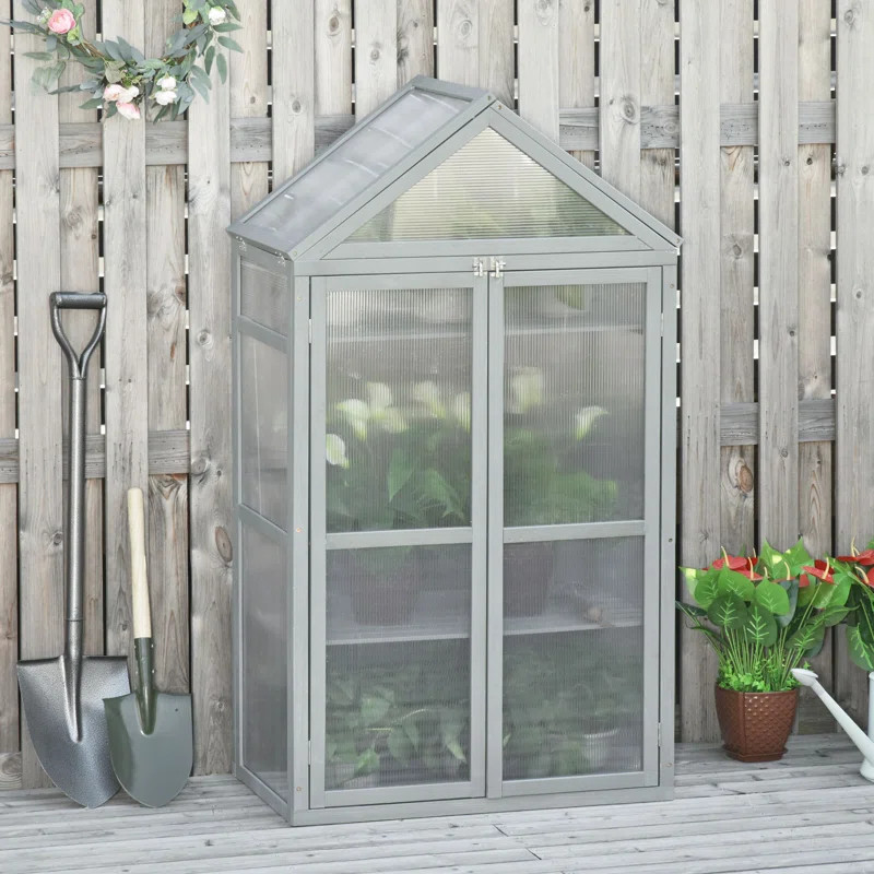 31.5" W x 18.25" D Cold Frame Greenhouse | Wayfair North America