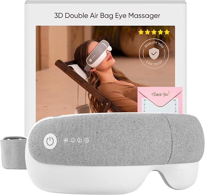 Eye Massager & Bluetooth Heat Sleep mask,Parents Gift Sets |With storage bag & greeting card | Mi... | Amazon (US)