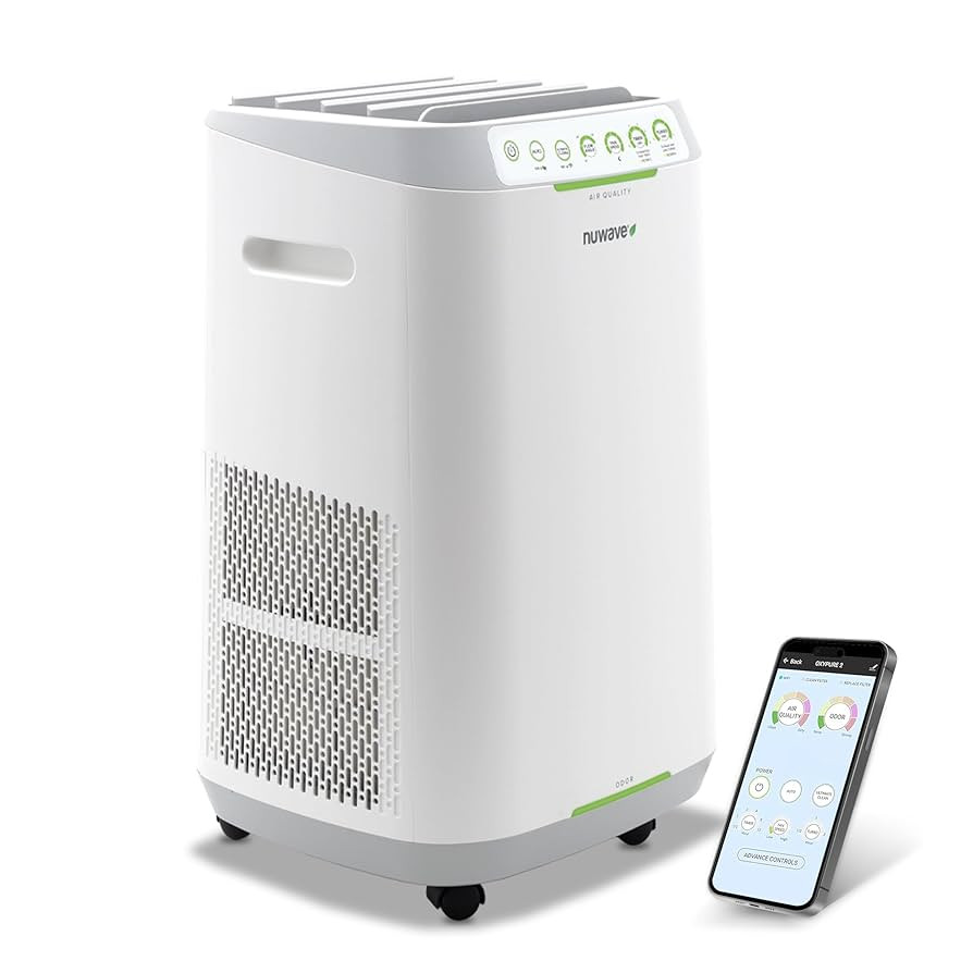 Nuwave Forever Smart Air Purifier for Home, Never Replace Air Filter System, Patented 7-Stage Fil... | Amazon (US)
