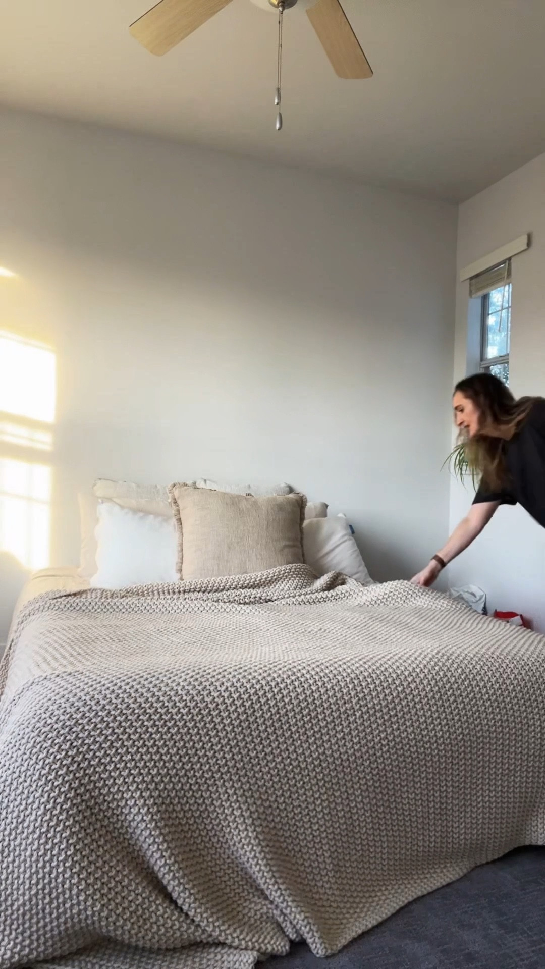 I love my new bed!! 

Also this comforter is so soft 🥰

Boho bed / wood bed frame / bed / amazon bed / platform bed 

#LTKhome