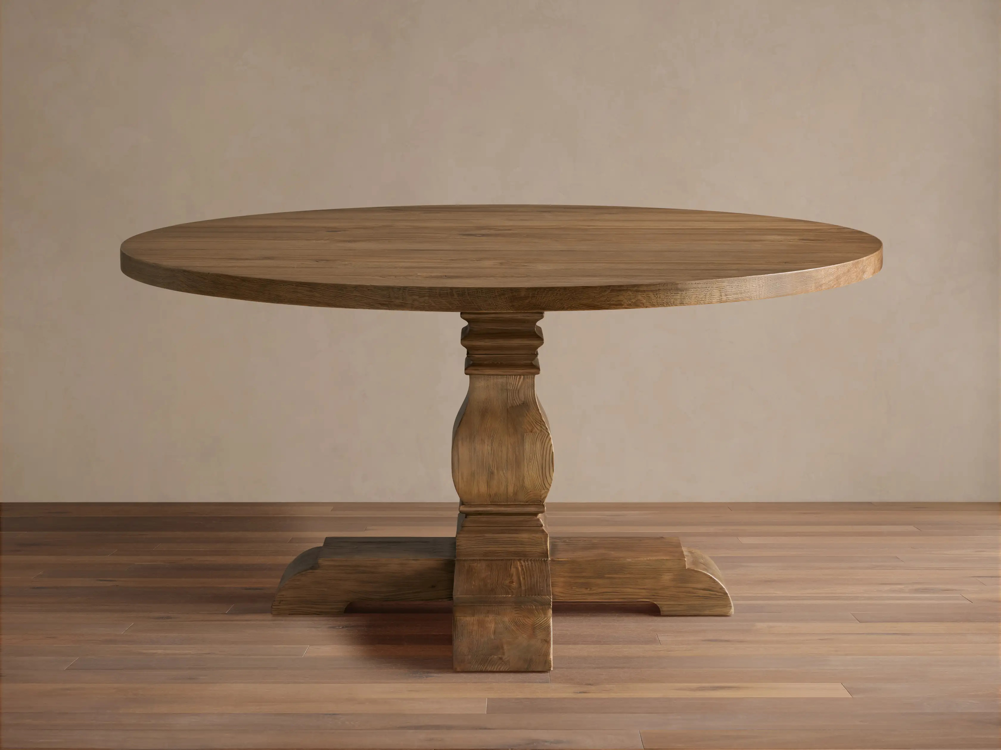 Kensington Round Reclaimed Dining Table | Arhaus