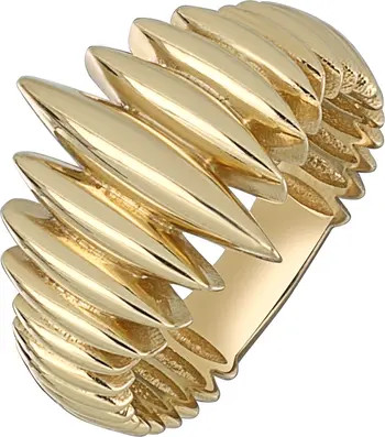 Bony Levy 14K Gold Fluted Trend Ring | Nordstrom | Nordstrom