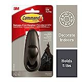 Command Hook, Oil-Rubbed Bronze, Large, Holds 5 lbs (FC13-ORB-ES) | Amazon (US)