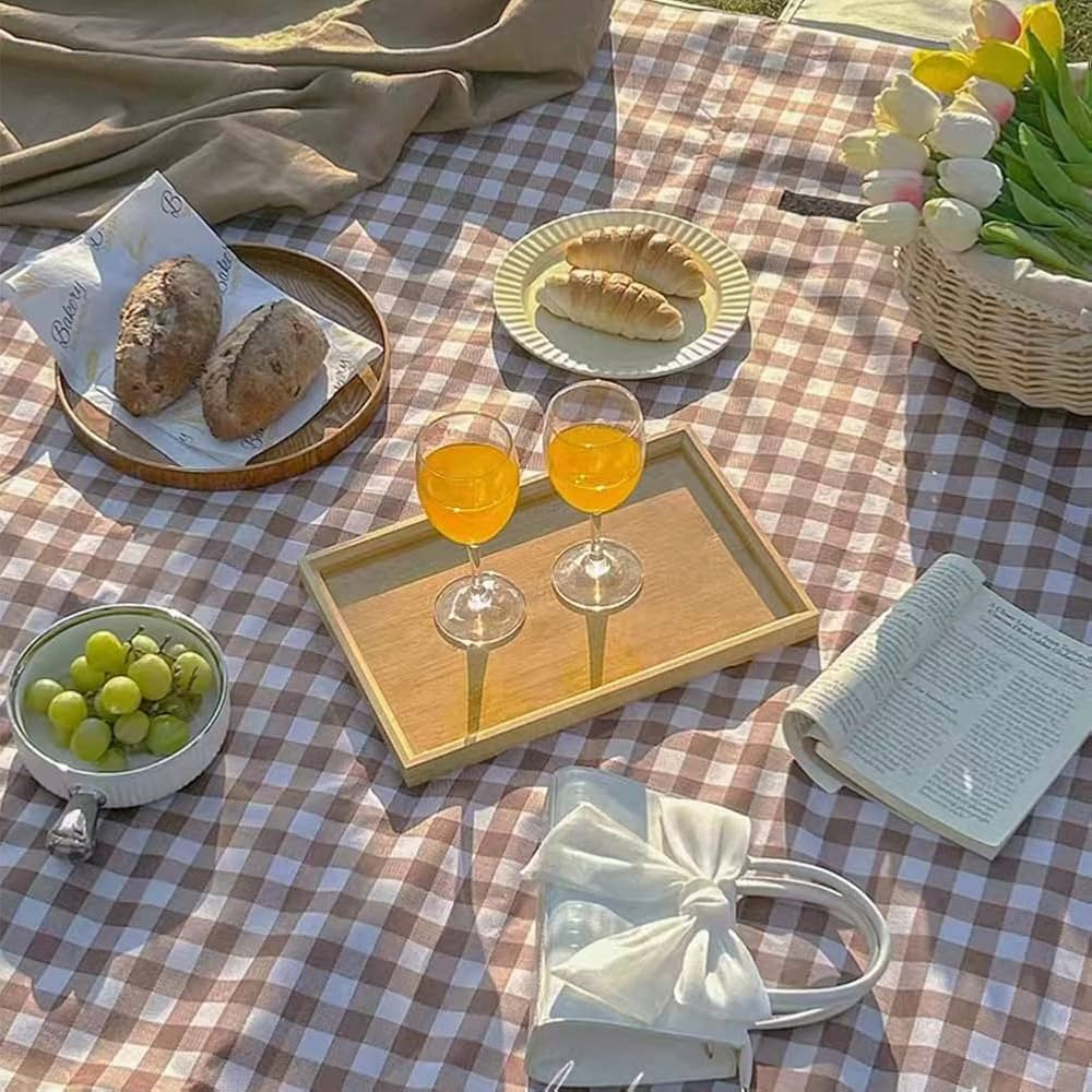 Outdoor Picnic Blanket, Foldable Waterproof Sand Beach Mat,Large 80x60in Beach Camping Hiking Tra... | Amazon (US)