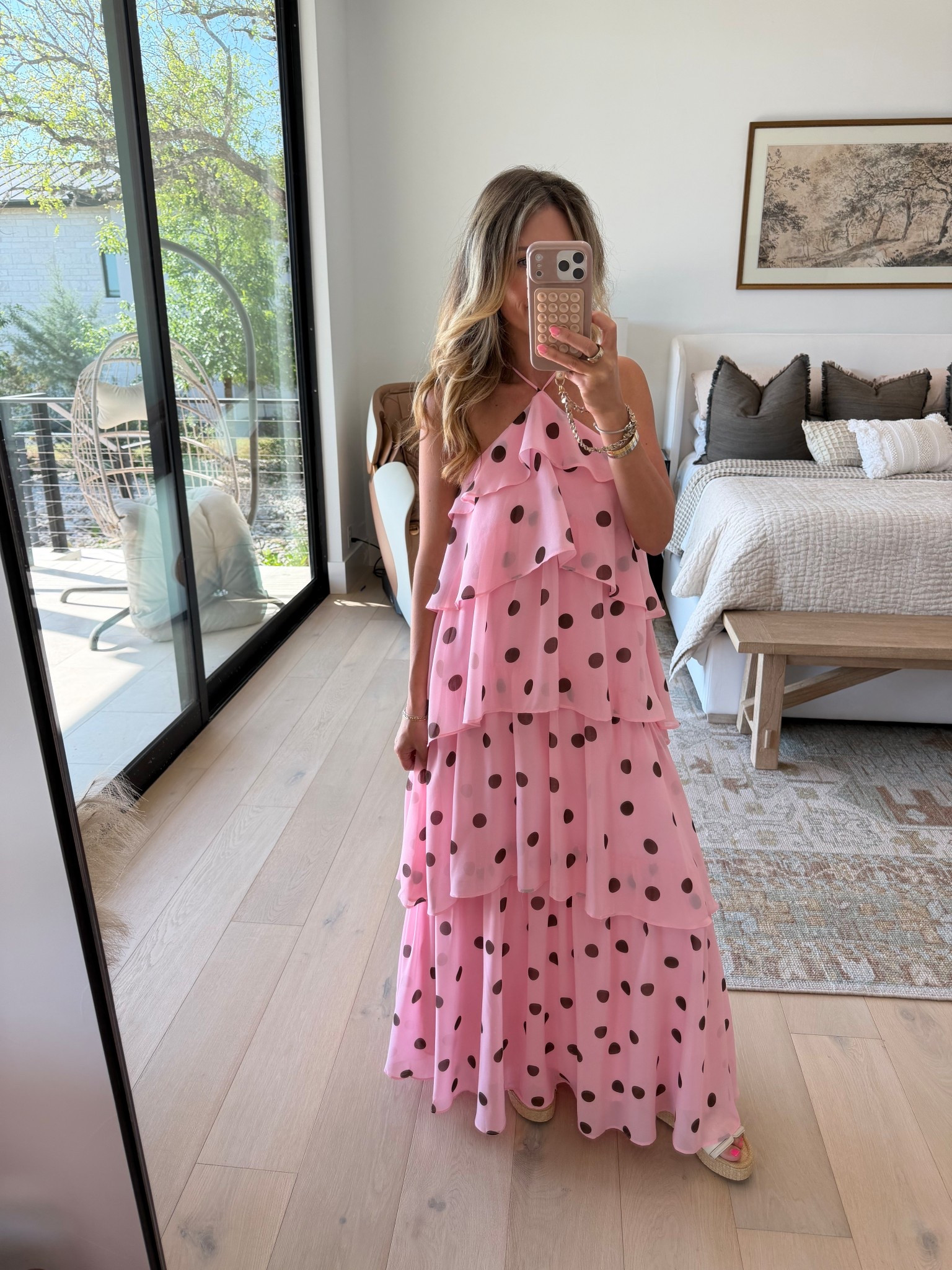 Petal + Pup try on haul! I have some really great and affordable spring Easter dress or spring wedding dress options to share! 

Love this maxi dress! It’s flowy, great for any expecting momma’s and the polka dots are right on trend! Wearing size XS 

#LTKPetite #LTKOver40