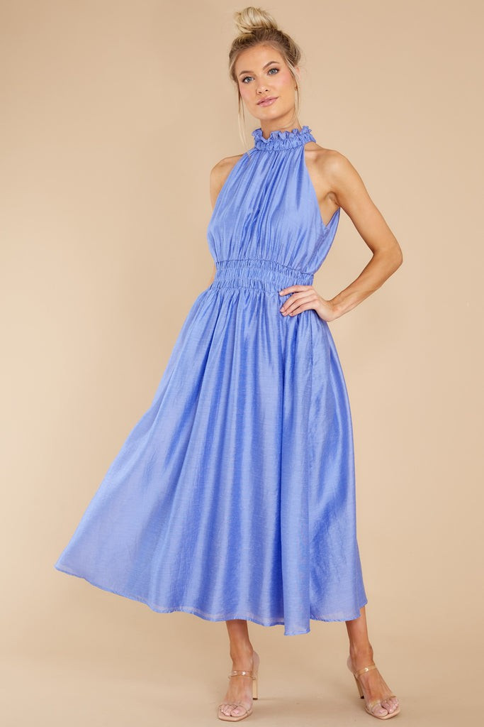 It's Destiny Cornflower Blue Maxi Dress | Red Dress 