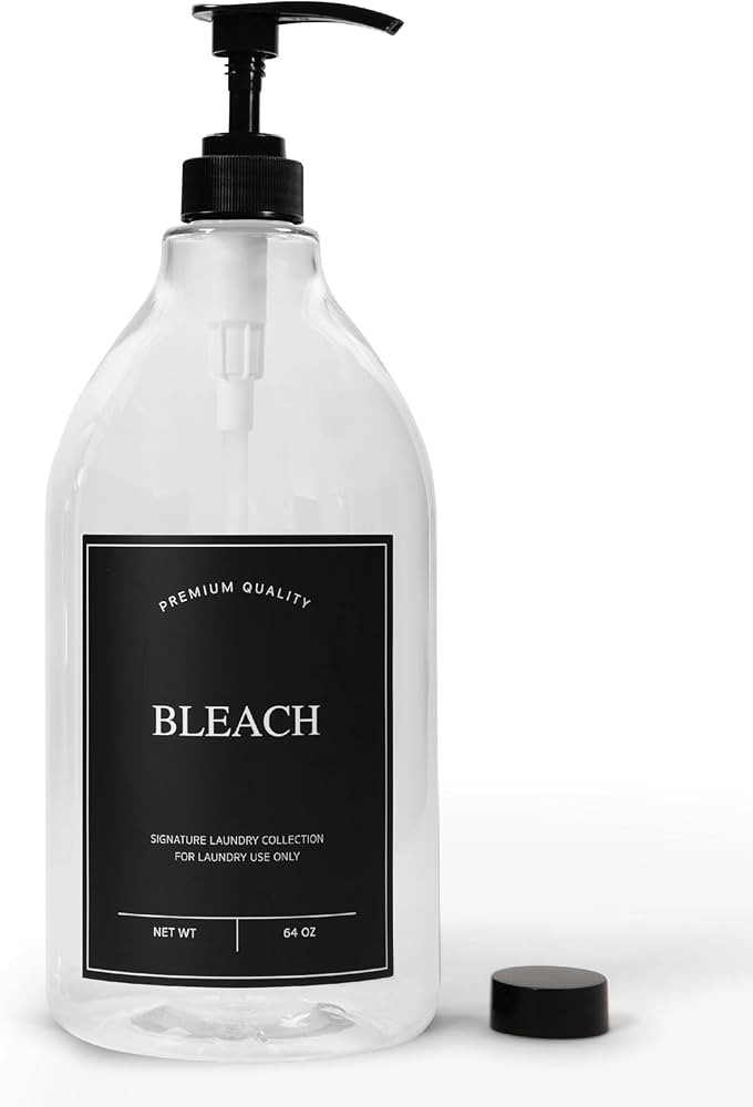 Calindiana Modern Farmhouse Bleach Liquid Laundry Detergent Dispenser for Laundry Room Decor and ... | Amazon (US)