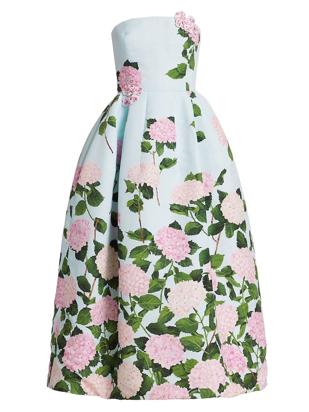 Strapless Floral Dress | Saks Fifth Avenue