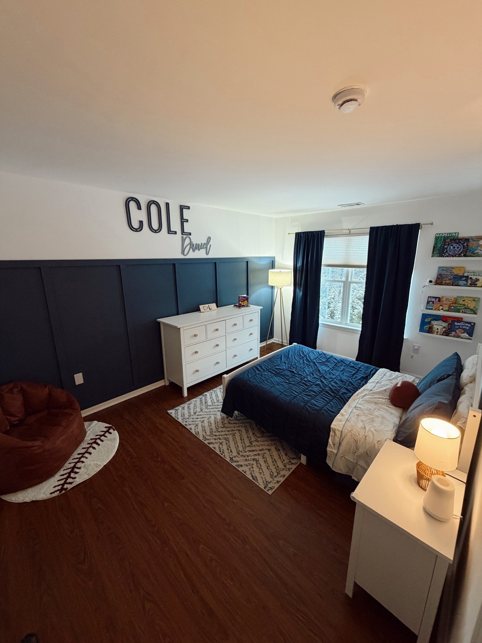Cole’s big boy room 🏈⚽️⚾️🏀 



#LTKHome #LTKKids