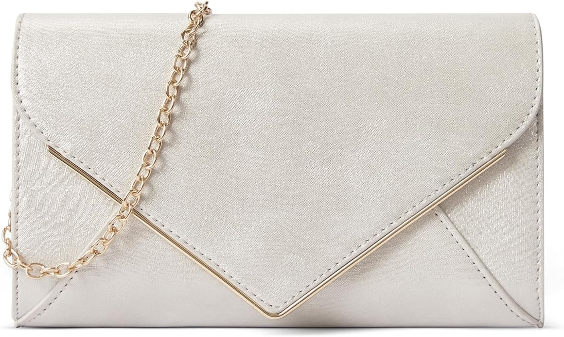 CLUCI Clutch Purse Evening Bag for Women, Envelope Handbag With Detachable Chain for Wedding and ... | Amazon (US)
