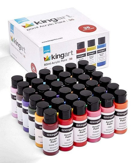 36-Pc. Acrylic Paint Set | Zulily