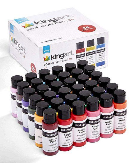 KINGART™ 36-Pc. Acrylic Paint Set | Zulily