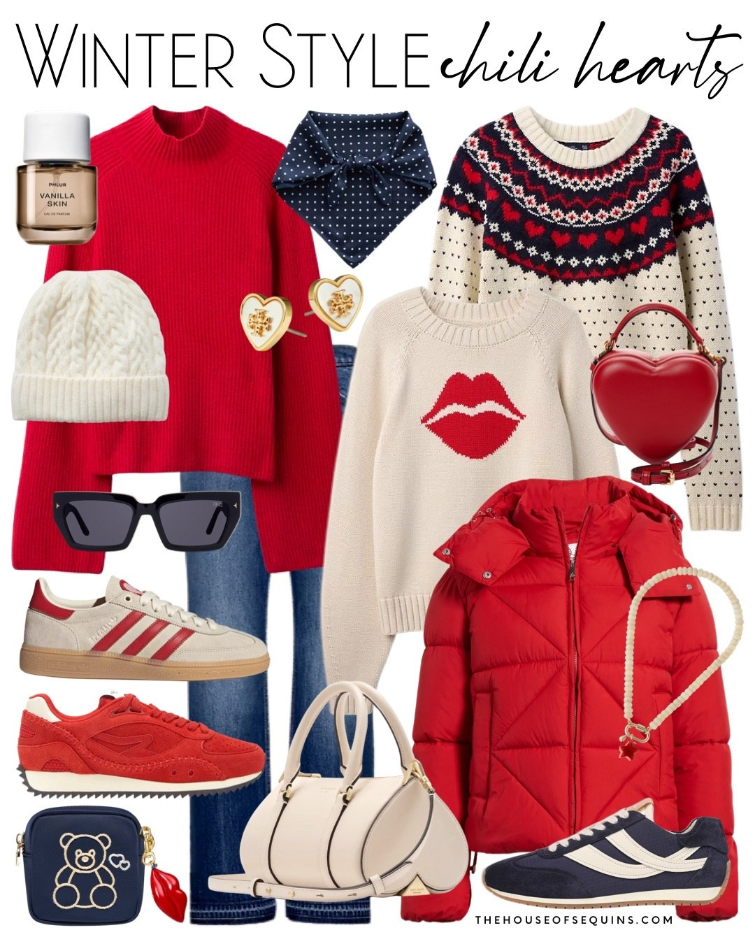 Shop Winter outfits! Nordstrom finds, Gap sweater, puffer jacket, fair isle sweater, adidas spezial, Vince sneakers, heart bag, Valentines outfit, romantic knits, triangle scarf, cozy winter date night outfit, Kate spade bag, beaded necklace and more! 

Follow my LTK @thehouseofsequins on the @shop.LTK app to view this post and get my exclusive app-only content!

#liketkit 
@shop.ltk
https://liketk.it/5R8fg