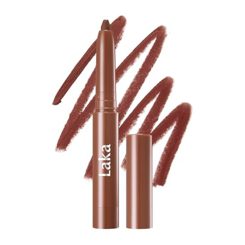 Laka Lip Liner - Smooth & Blendable Soft Matte Lip Contour Pencil for Shaping & Overlining Lips | Waterproof Formula, Oil-Cleanse Off, Long-Lasting Wear | #07 Espresso Temper (Warm Espresso Brown) | Amazon (US)