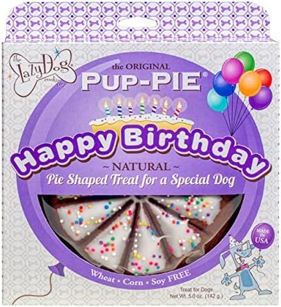The Lazy Dog Pup-Pie - Original Pup-Pie - Happy Birthday Dog Treat for a Special Dog, 5 oz | Amazon (US)