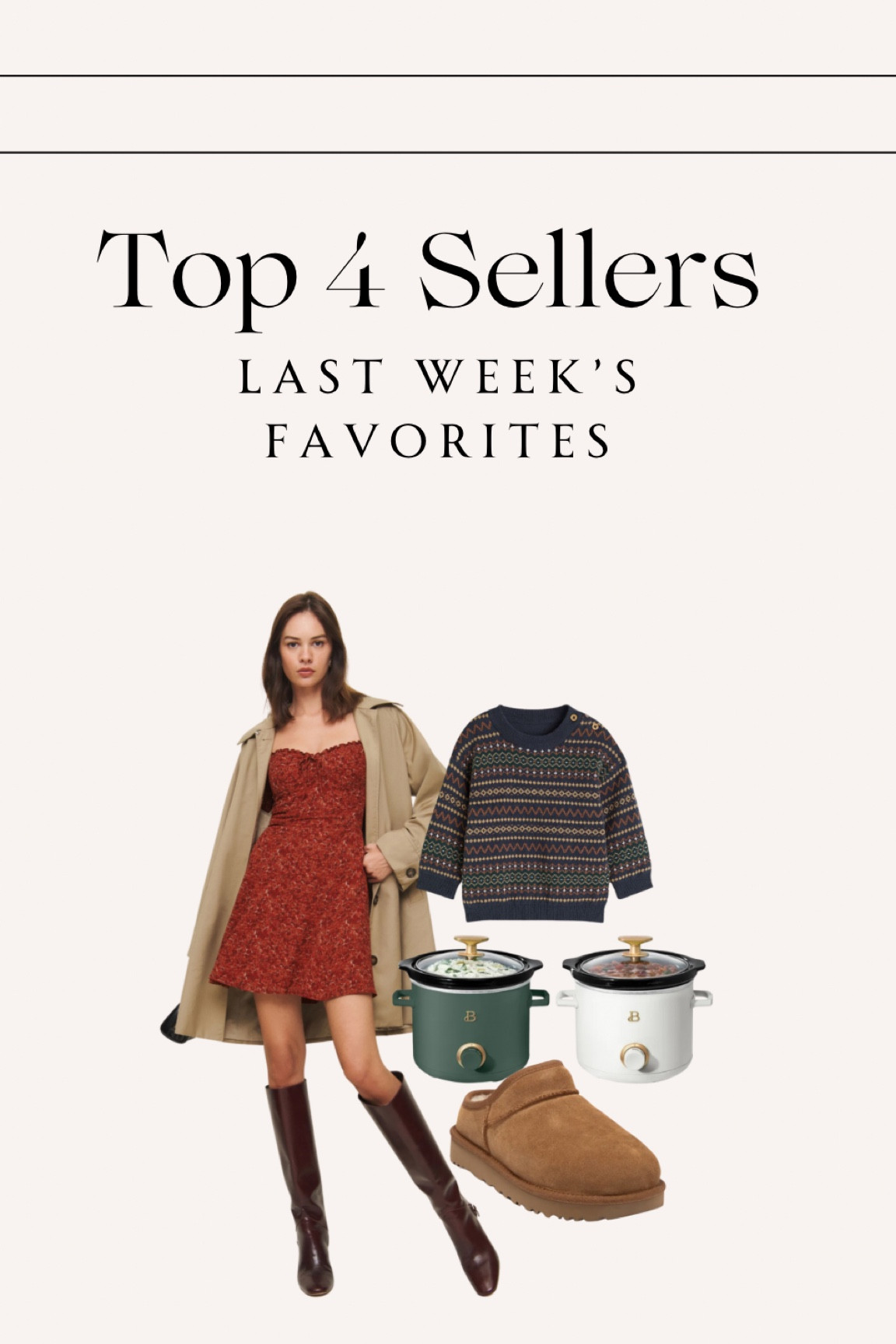 Last weeks — top 4 best sellers✨ 

#topsellers #bestseller #dailydeals #blackfriday #earlyblackfriday #homefinds #walmarthome #walmartsale #walmartfinds #reformation #reformationdresses #dresses #reddresses #toddlerstyle 

#LTKHome #LTKFamily #LTKStyleTip
