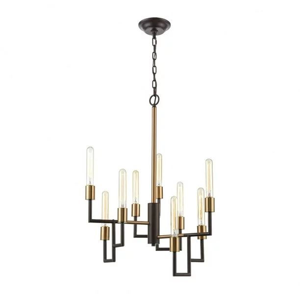 9 Light Chandelier in Modern/Contemporary Style 17 inches Tall and 23 inches Wide   9 Light Chand... | Walmart (US)