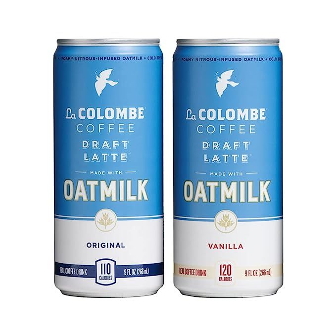 La Colombe Oatmilk Draft Latte Duo Pack - 9 Fluid Ounce, 12 Count - Vanilla, Original - Made With... | Amazon (US)
