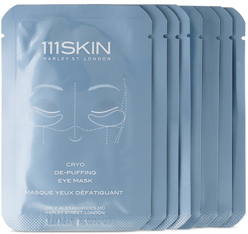 111SKIN Cryo De-Puffing Eye Mask Set – Fragrance-Free, 8 x 6 mL | SSENSE