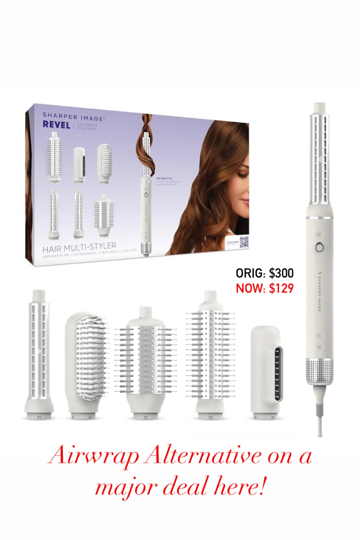 Multi styler hair tool that’s a great alternative to the Dyson one for way less! This is the lowest price I’ve seen anywhere, Highly reviewed and rated! 


#LTKbeauty #LTKHoliday #LTKGiftGuide