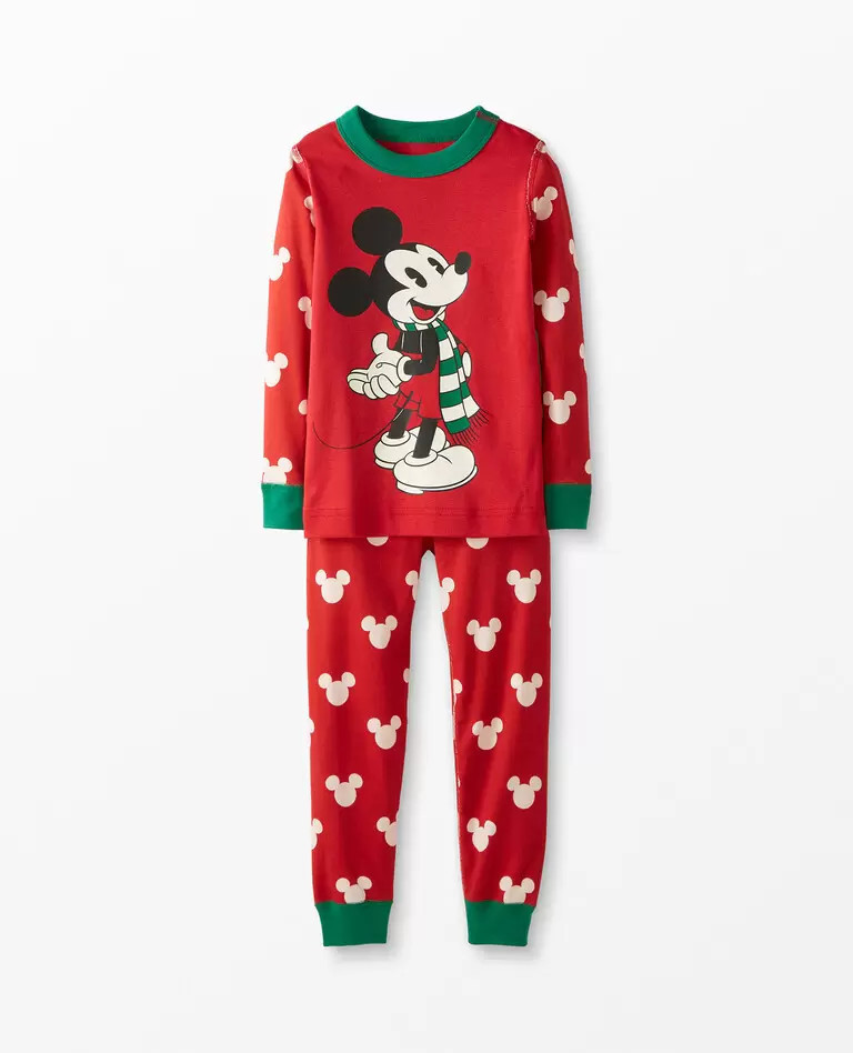 Disney Mickey Mouse Long John Pajama Set | Hanna Andersson