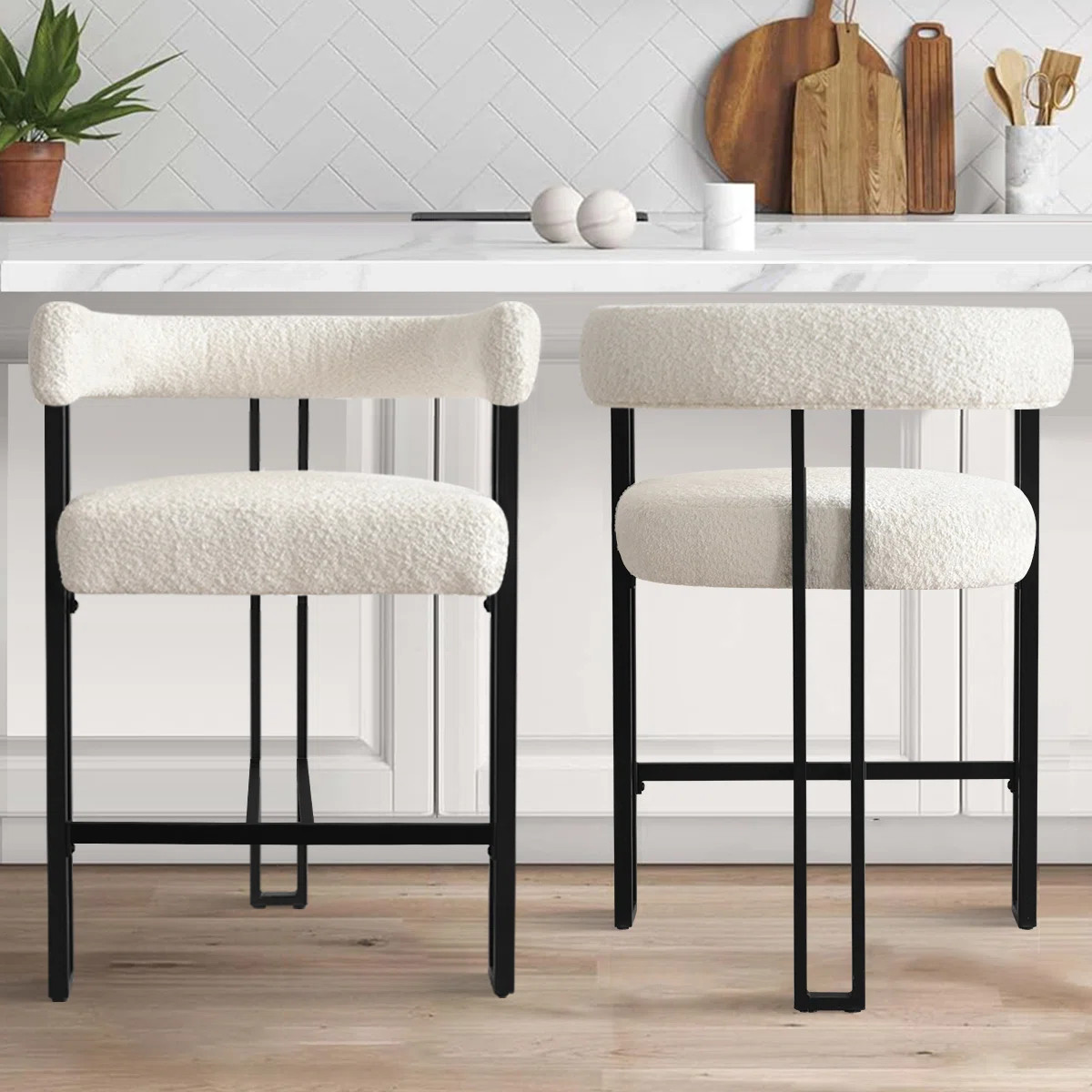 2 Pieces Snotra 24'' Counter Stool (Set of 2) | Wayfair North America