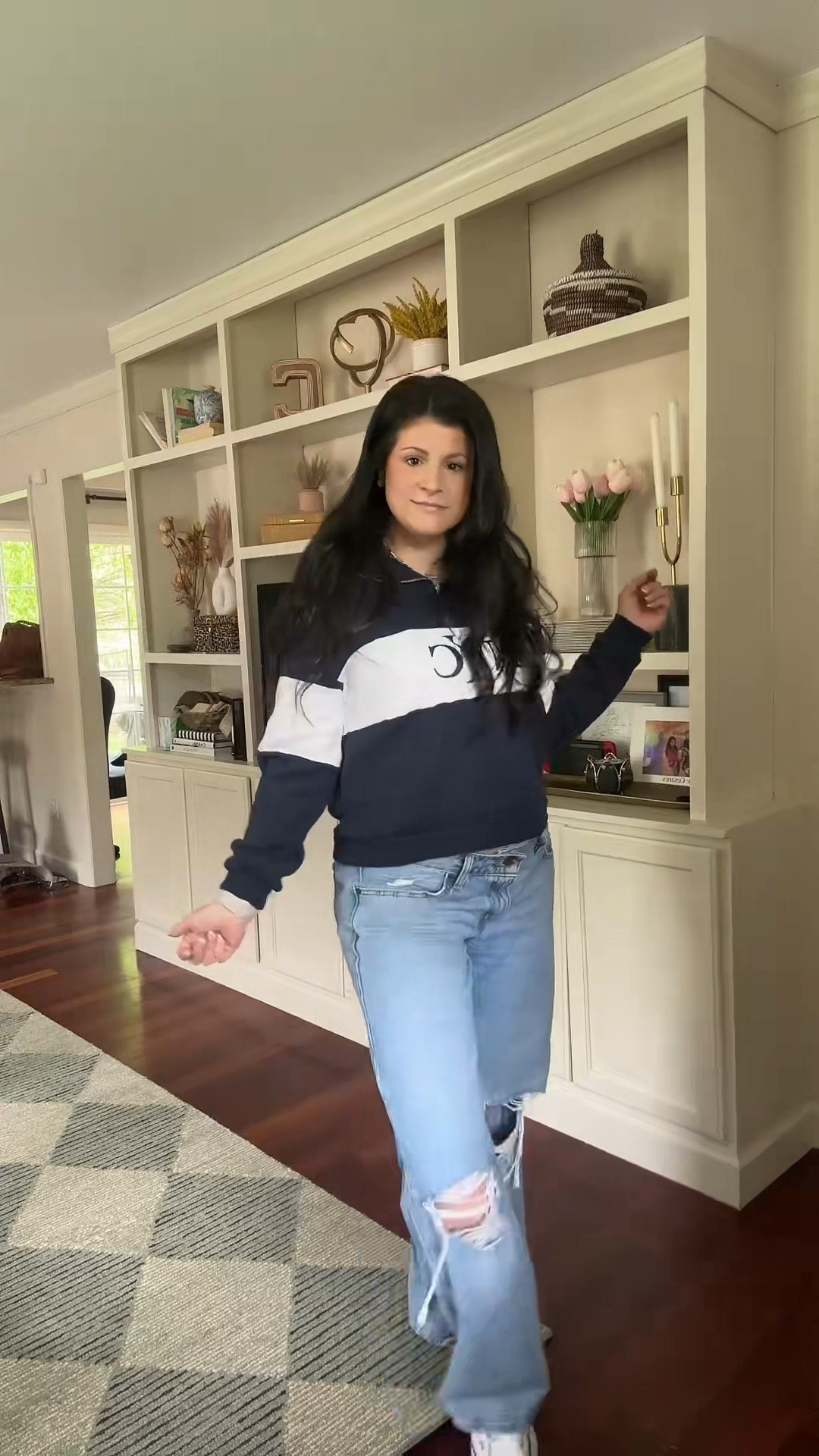 Second trimester OOTD. Still trying to keep it comfy but cute 