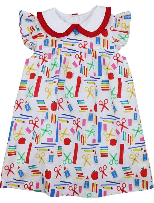 Back To School Print Dress | Cecil and Lou