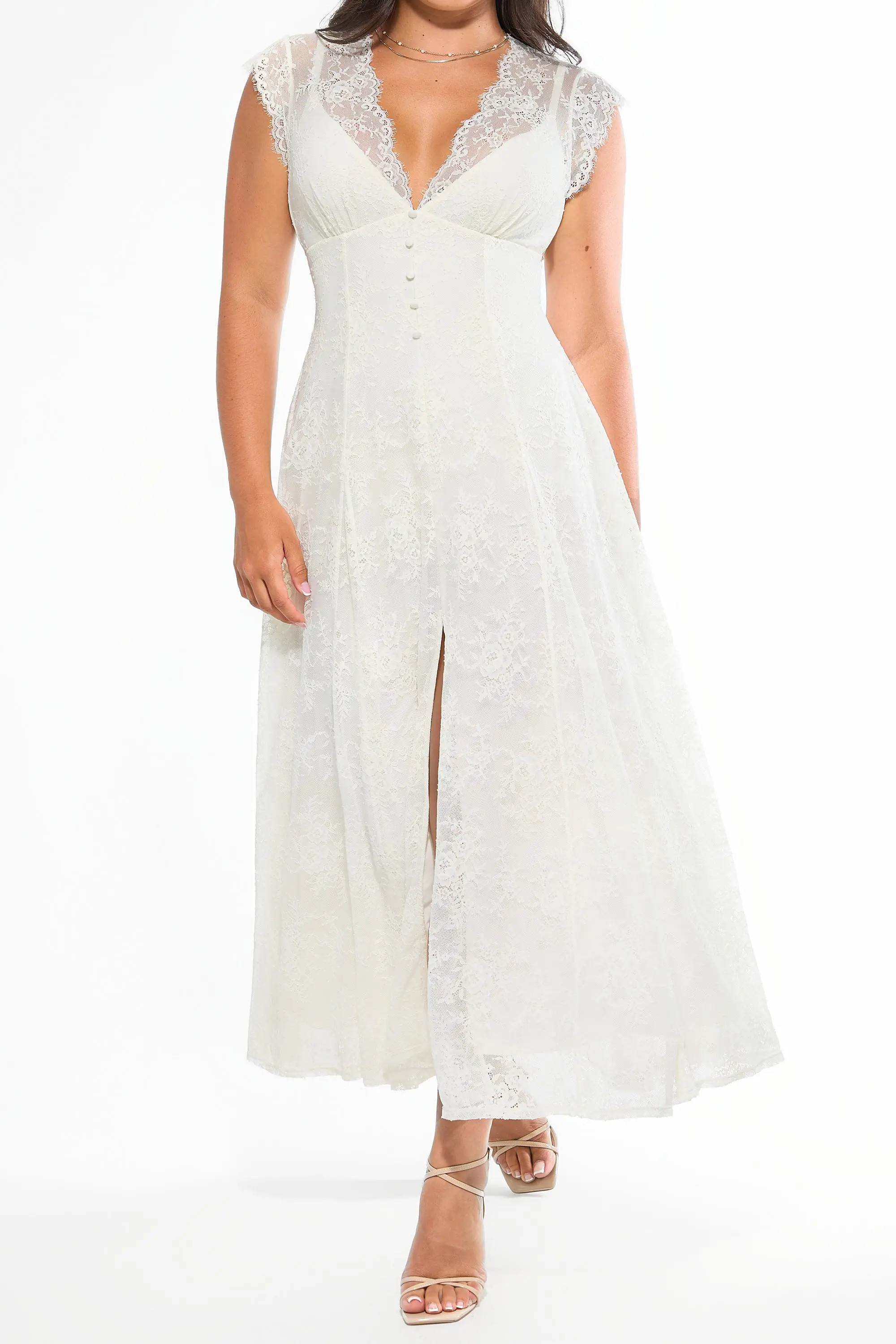Shapewear Boho Floral Lace V Neck Resort Maxi Dress (Women) | Nordstrom | Nordstrom