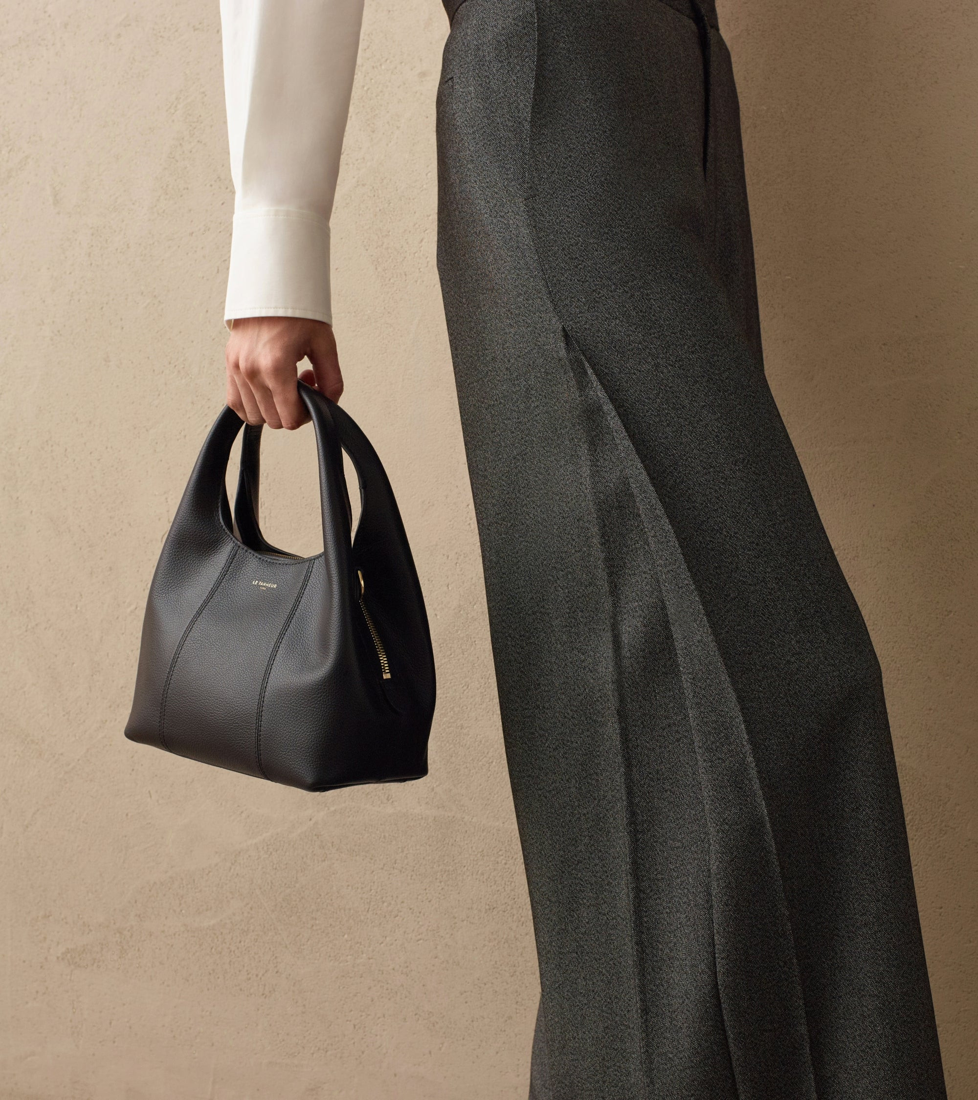 Juliette small handbag in grained leather | Le Tanneur
