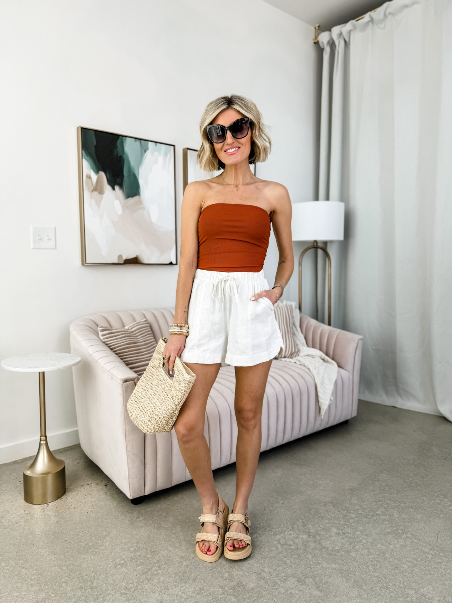 This swimsuit! 😍I have it in two colors & it comes with straps! Wearing size small in swim & extra small in shorts! 

Loverly Grey, Target finds, swimsuits, vacation finds, vacation outfits, linen shorts 

#LTKSaleAlert #LTKSwim #LTKSummerSales