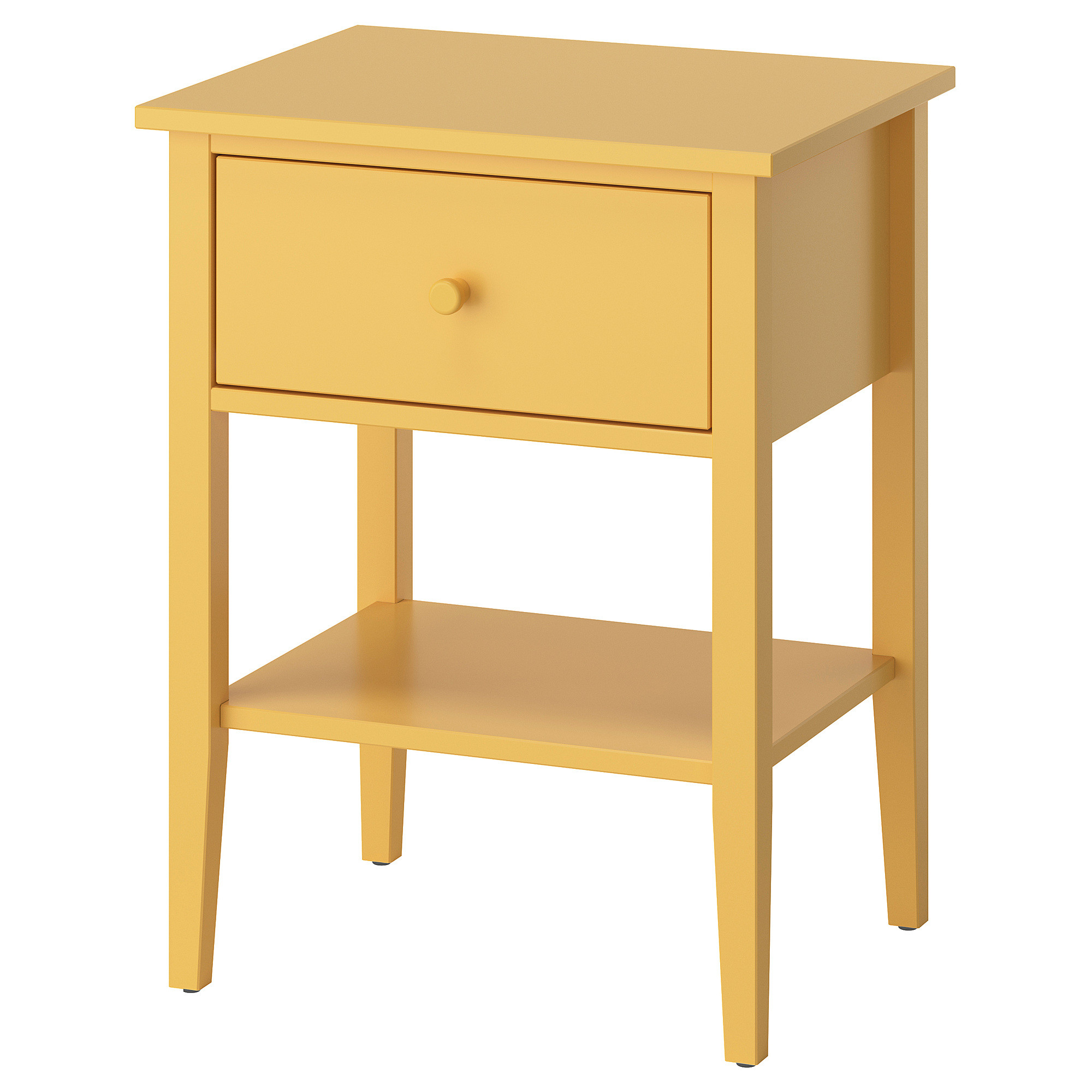 GULLABERG Nightstand, yellow/with 1 drawer with shelf, 20 7/8x16 7/8x27 1/8 " | IKEA US