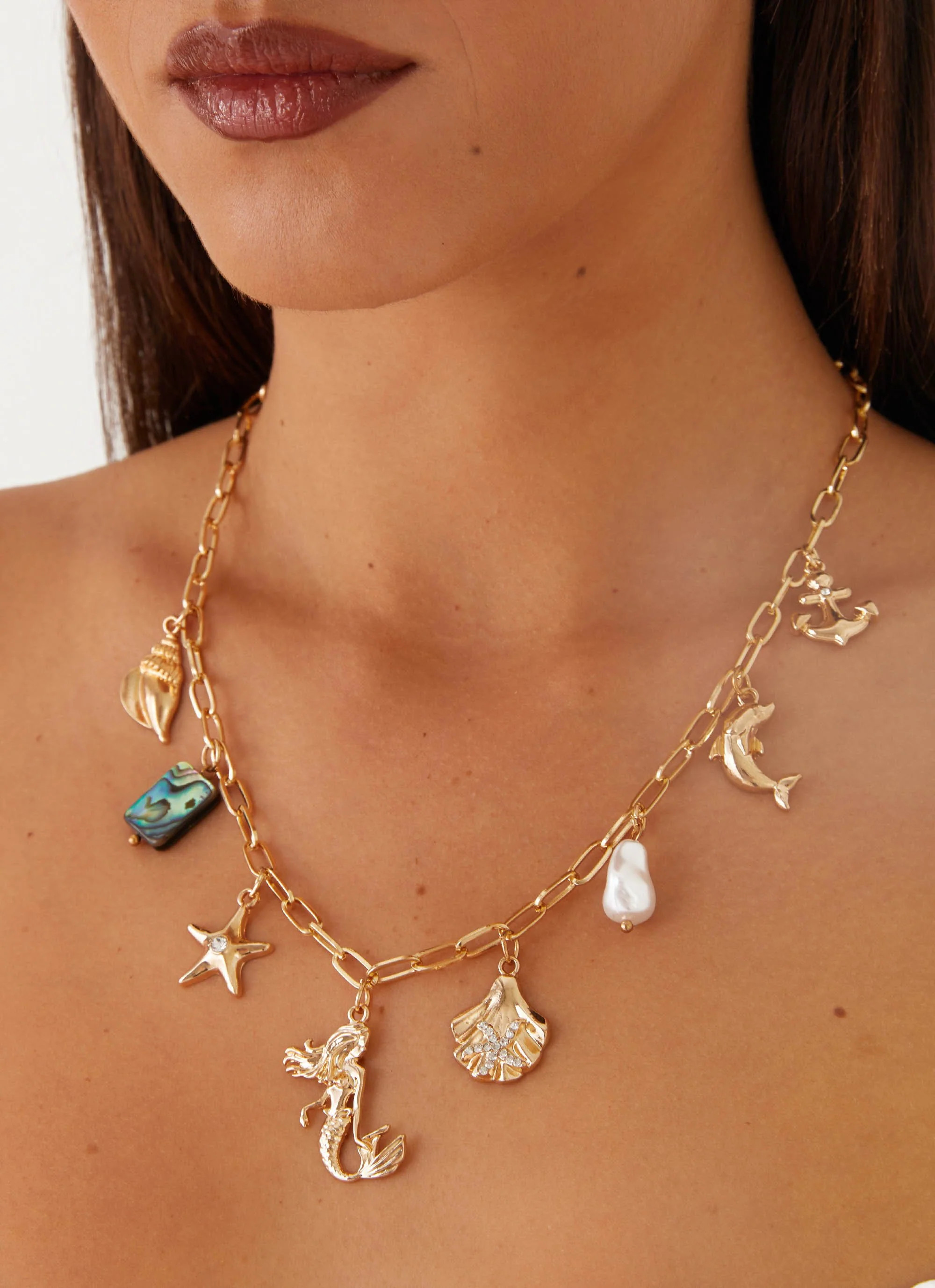 Celia Charm Necklace - Multi | Peppermayo (Global)