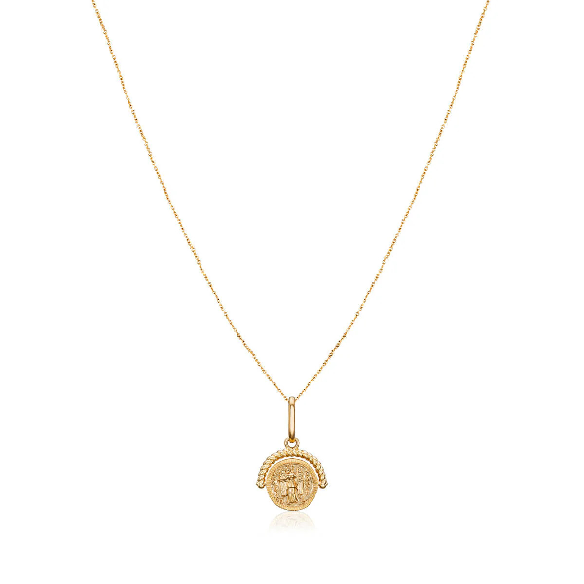 Coin Fine Chain Necklace (Gold) | Abbott Lyon