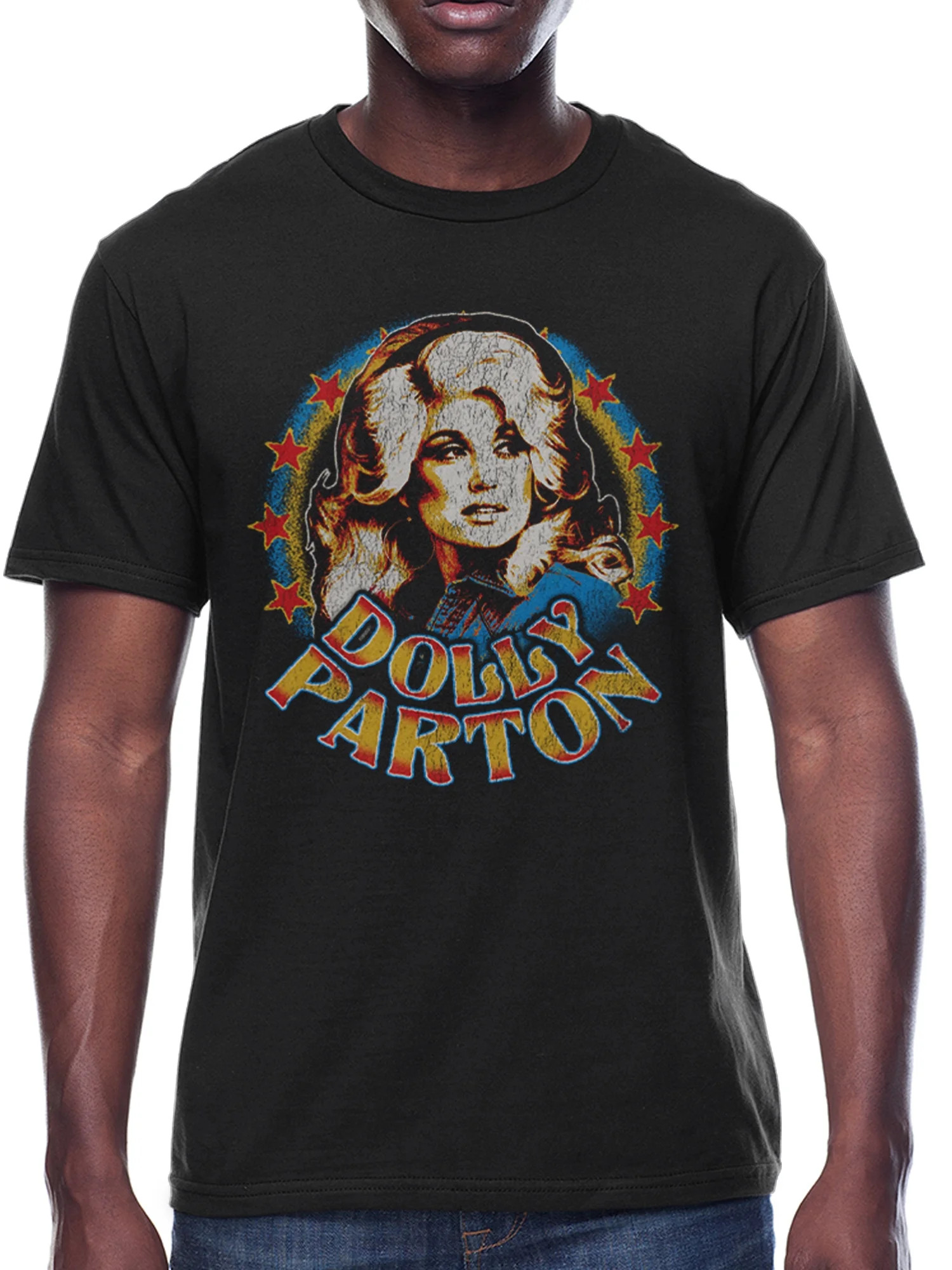 Dolly Parton Men's & Big Men's Graphic Tee Shirt, Sizes S-3XL, Mens Band T-Shirt - Walmart.com | Walmart (US)