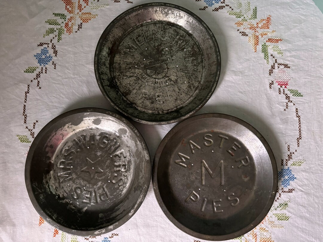 Vintage Pie Plate : Mello Rich Mrs Smith's Wagner's Star Master Pies Round Pan Advertising Aged P... | Etsy (US)