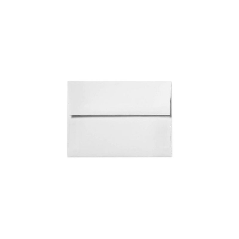 LUX 5 1/4" x 7 1/4" 80lbs. A7 Invitation Envelopes W/Peel & Press White FE4580-05-50 | Target