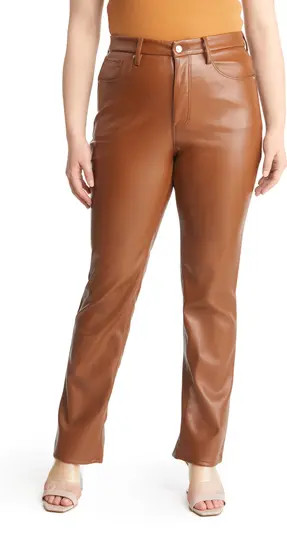 Better Than Leather Faux Leather Good Icon Pants | Nordstrom