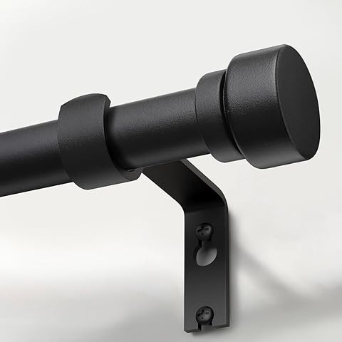 Ivilon Curtain Rod for Windows 72 to 144 Inch – 1 Inch Telescoping Drapery Rod, 3 Long Sections... | Amazon (US)