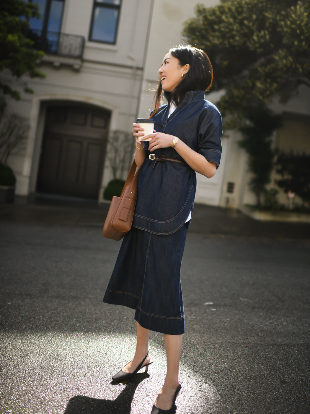 West Coast style coming in strong - loving this denim on denim outfit.

#denimshirt
#denimskirt
#springoutfit
#springstyle
#springstyle

#LTKootd #LTKSpringSale #LTKgrwm