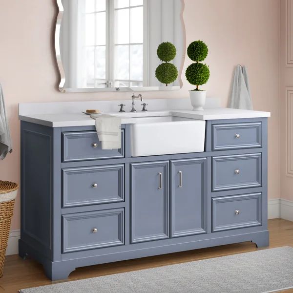 Emiliano 60" Single Bathroom Vanity Set | Wayfair North America