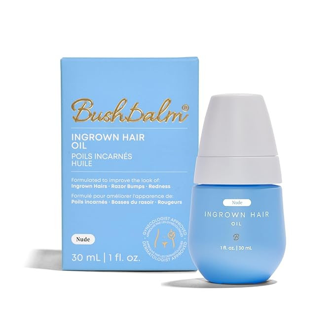 Bushbalm Ingrown Hair Oil - Helps Prevent and Repair Skin from Ingrown Hairs, Razor Burn & Undera... | Amazon (US)