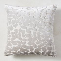 Botanical Pillow 20" - Silver | Z Gallerie