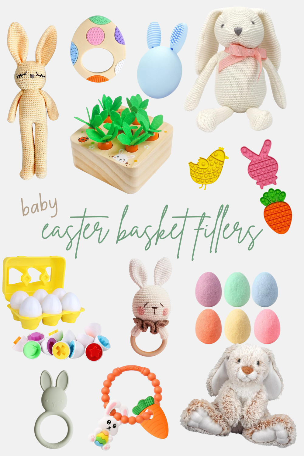 easter basket fillers for babies 🤍 

 #LTKBaby #LTKKids #LTKFamily