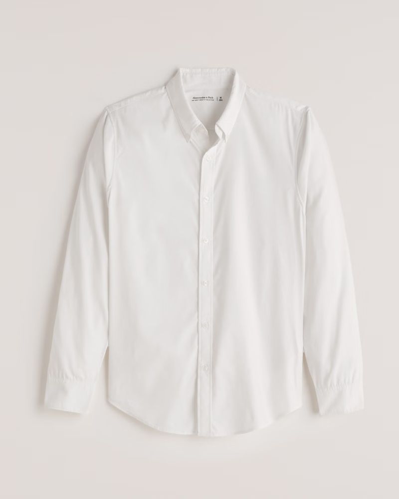 A&F Don't Sweat It Button-Up Shirt | Abercrombie & Fitch (US)