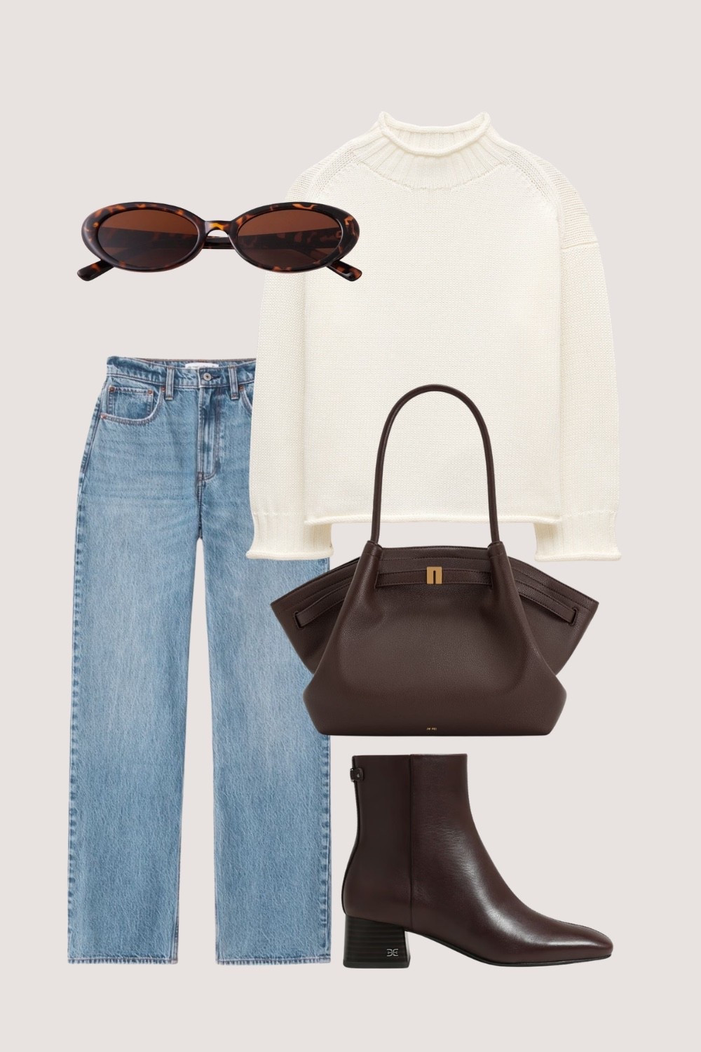 Casual Fall Outfit for Women
This casual fall outfit is perfect for running errands, meeting the teacher, or after school activities. 
Featuring JCrew Roll Neck, Abercrombie Jeans, Sam Edelman Boots